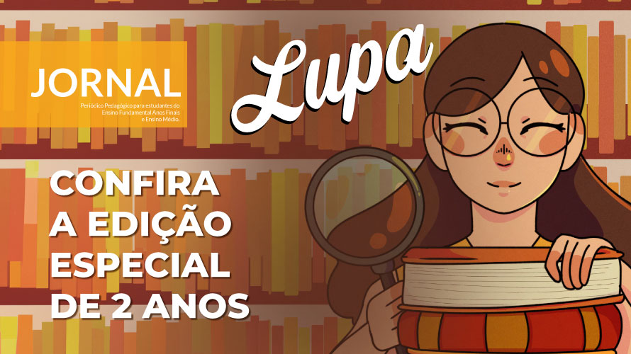 Edição de dois anos do Jornal Lupa já está disponível para Professores e estudantes da rede estadual 