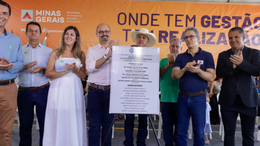 Entrega de complexo educacional reforça parceria do Governo de Minas e municípios pelo avanço do ensino